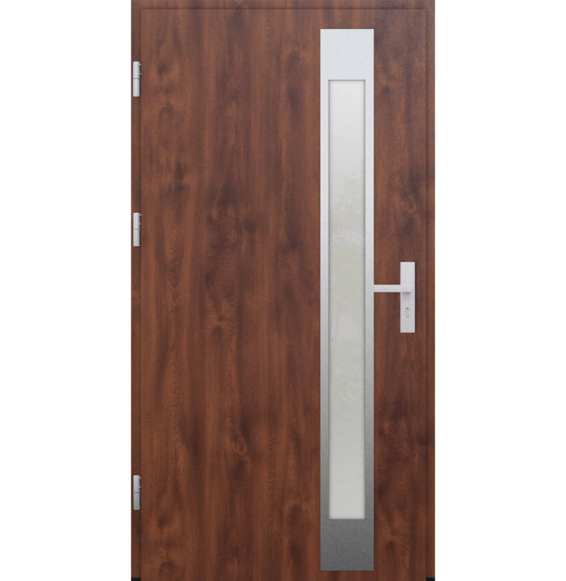 Turenwerke DS82 Design 14 Steel Door - Walnut