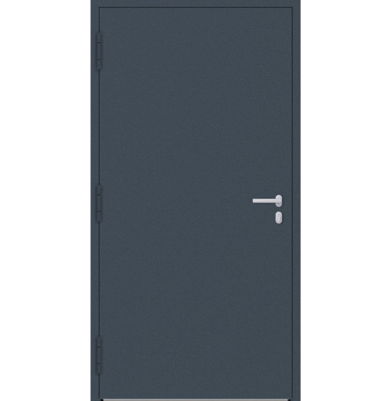 Turenwerke P90 Design 00 Aluminium Door - Dark Blue RAL5003