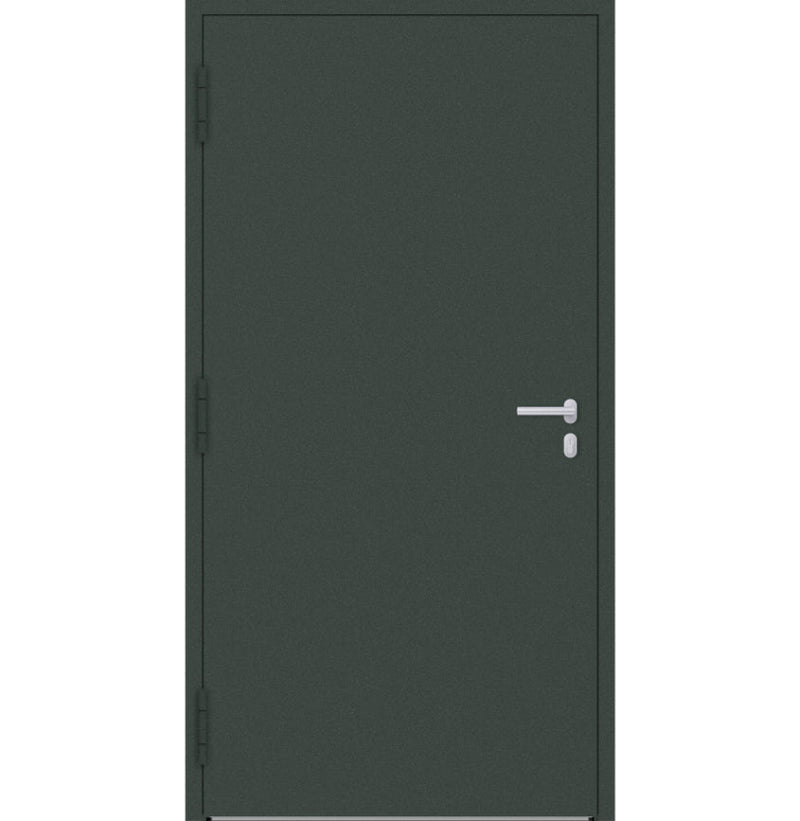 Turenwerke P90 Design 00 Aluminium Door - Fir Green RAL6009