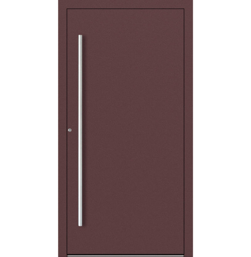 Turenwerke P90 Design 00 Aluminium Door - Rotbraun RAL3005