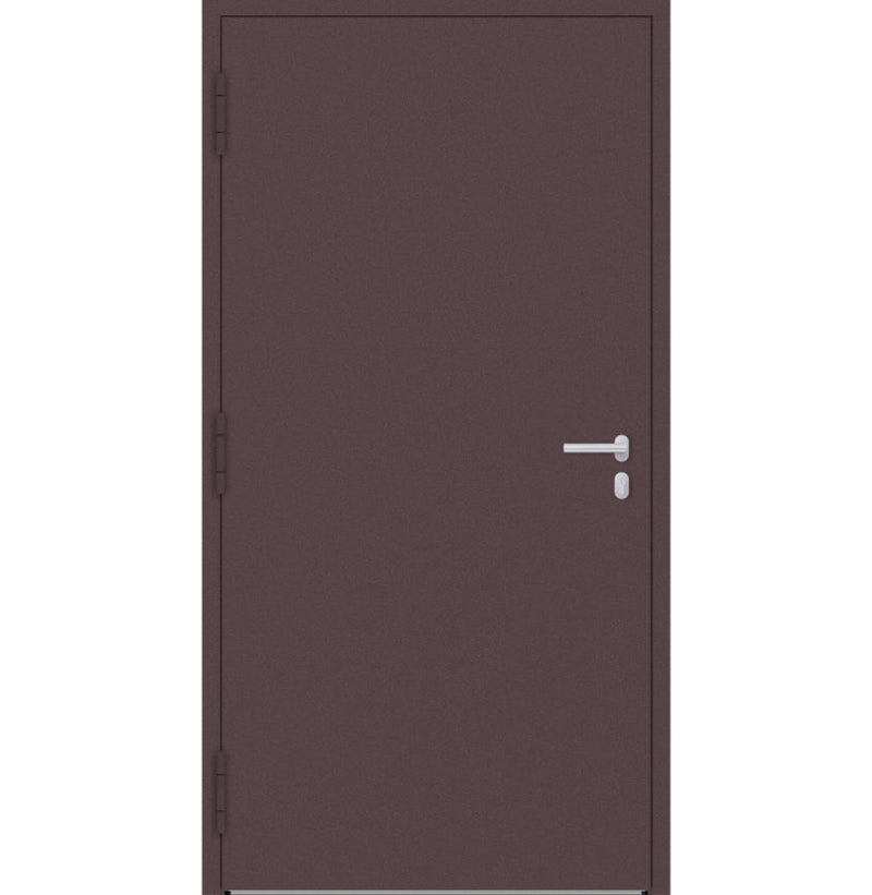 Turenwerke P90 Design 00 Aluminium Door - Rotbraun RAL3005