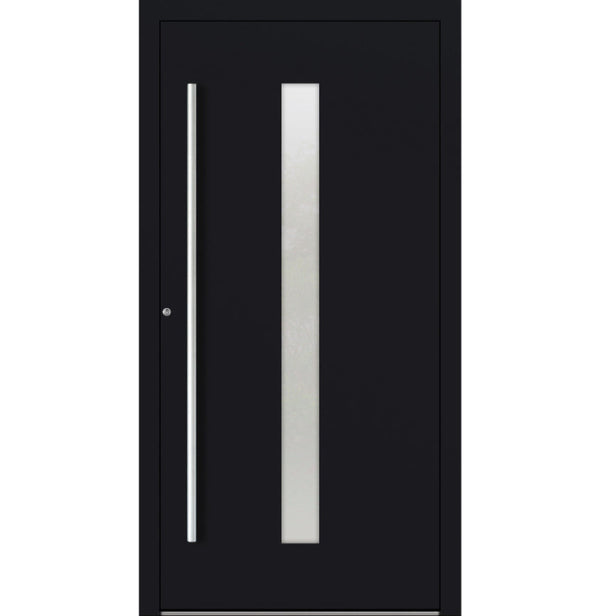 Turenwerke P90 Design 01 Aluminium Door - Black RAL9005