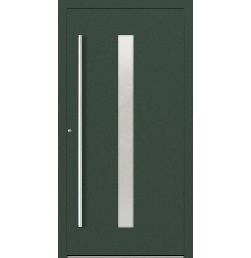 Turenwerke P90 Design 01 Aluminium Door - Fir Green RAL6009