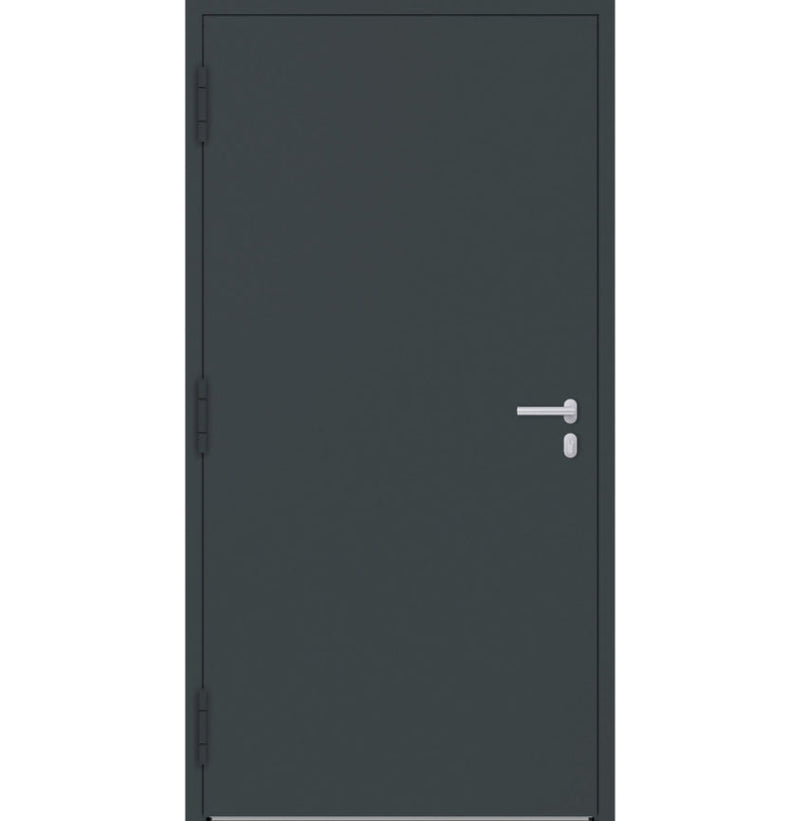 Turenwerke P90 Design 02 Aluminium Door - Anthracite RAL7016