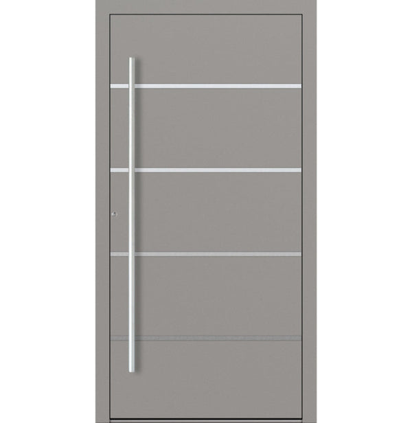 Turenwerke P90 Design 02 Aluminium Door - Grey RAL9007