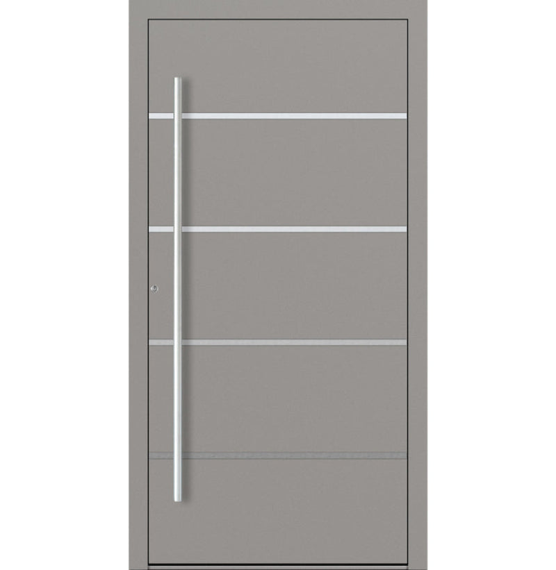 Turenwerke P90 Design 02 Aluminium Door - Grey RAL9007