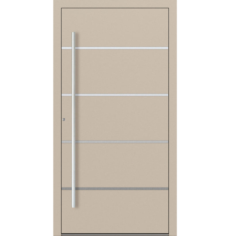 Turenwerke P90 Design 02 Aluminium Door - Ivory RAL1015