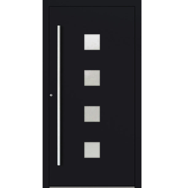 Turenwerke P90 Design 03 Aluminium Door - Black RAL9005