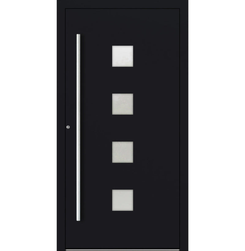 Turenwerke P90 Design 03 Aluminium Door - Black RAL9005