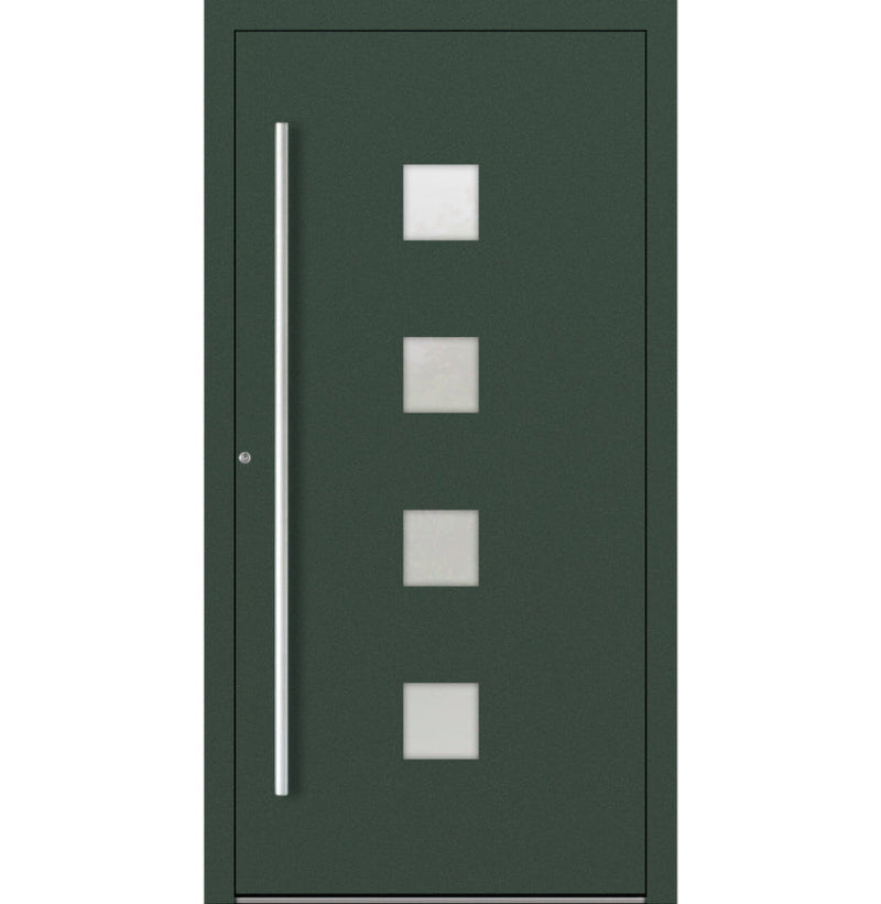 Turenwerke P90 Design 03 Aluminium Door - Fir Green RAL6009