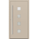 Turenwerke P90 Design 03 Aluminium Door - Ivory RAL1015