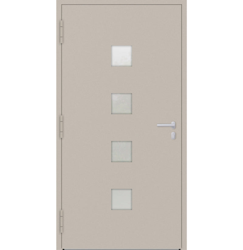 Turenwerke P90 Design 03 Aluminium Door - Ivory RAL1015