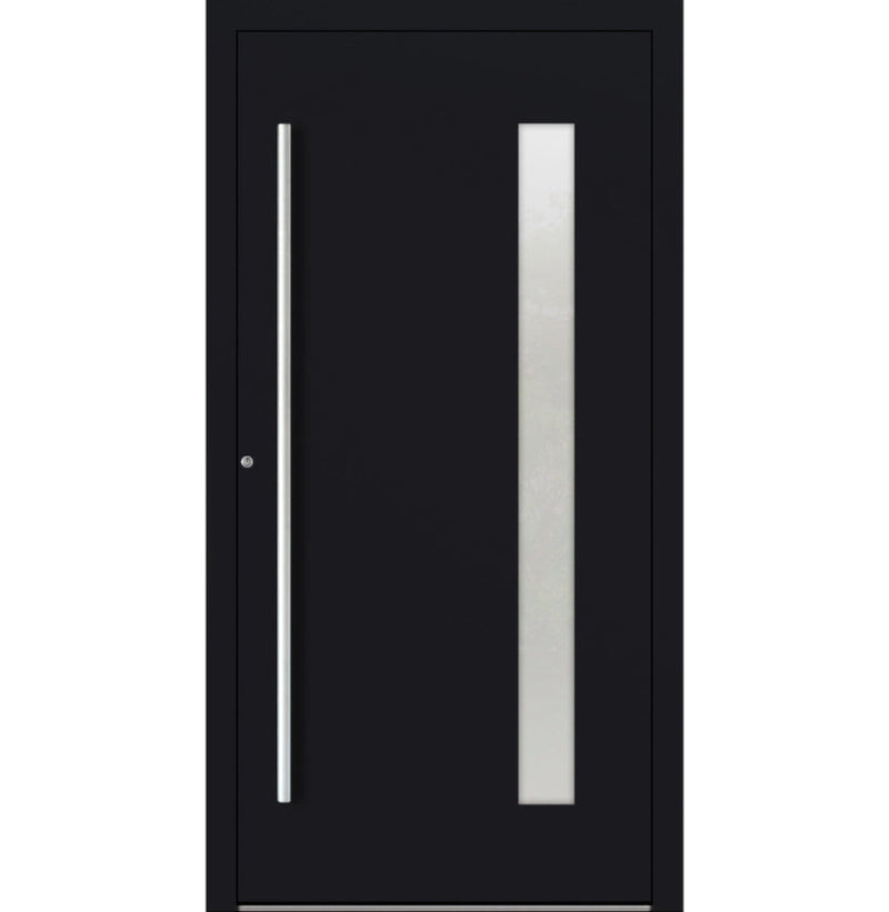 Turenwerke P90 Design 04 Aluminium Door - Black RAL9005