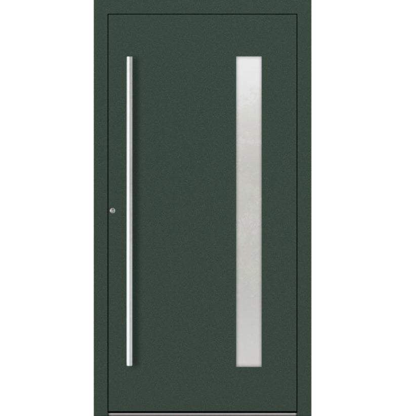 Turenwerke P90 Design 04 Aluminium Door - Fir Green RAL6009