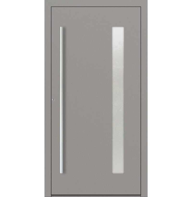 Turenwerke P90 Design 04 Aluminium Door - Grey RAL9007