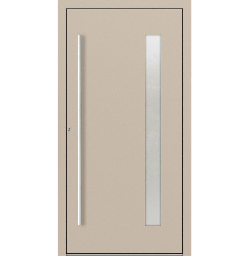 Turenwerke P90 Design 04 Aluminium Door - Ivory RAL1015