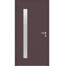 Turenwerke P90 Design 04 Aluminium Door - Rotbraun RAL3005
