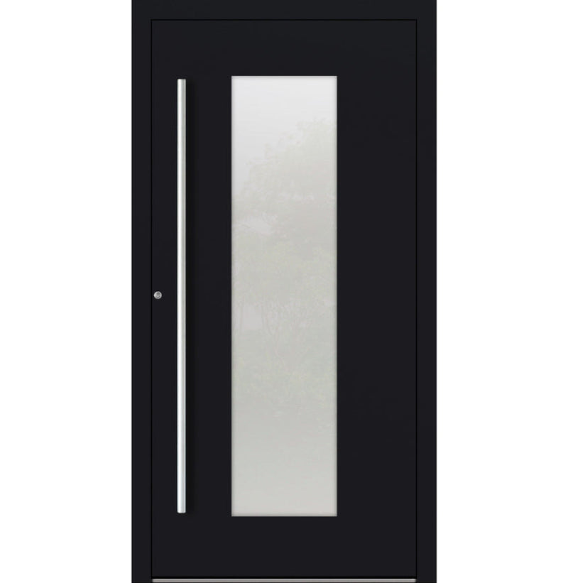 Turenwerke P90 Design 08 Aluminium Door - Black RAL9005