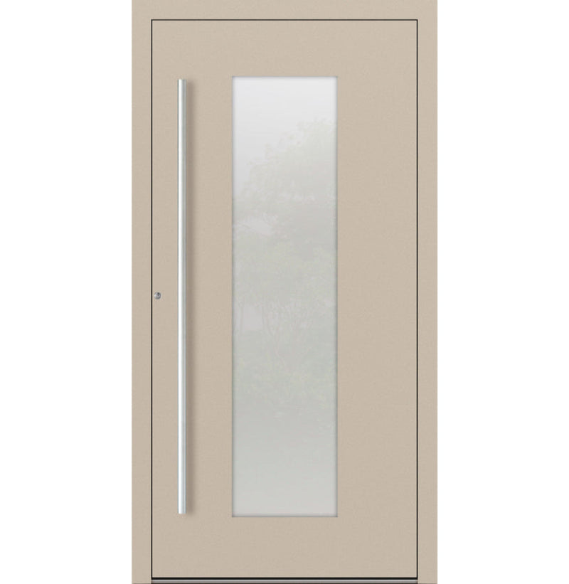 Turenwerke P90 Design 08 Aluminium Door - Ivory RAL1015