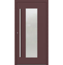 Turenwerke P90 Design 08 Aluminium Door - Rotbraun RAL3005