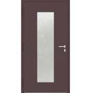 Turenwerke P90 Design 08 Aluminium Door - Rotbraun RAL3005