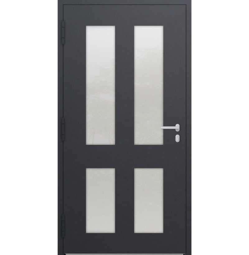 Turenwerke P90 Design 09 Aluminium Door - Anthracite DB703