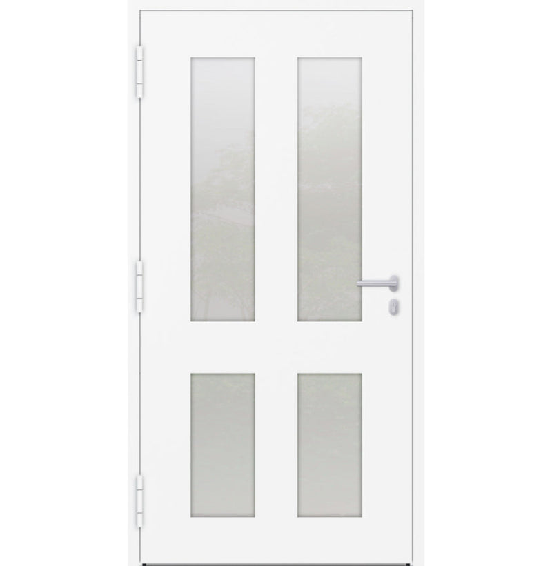 Turenwerke P90 Design 09 Aluminium Door - Anthracite/White