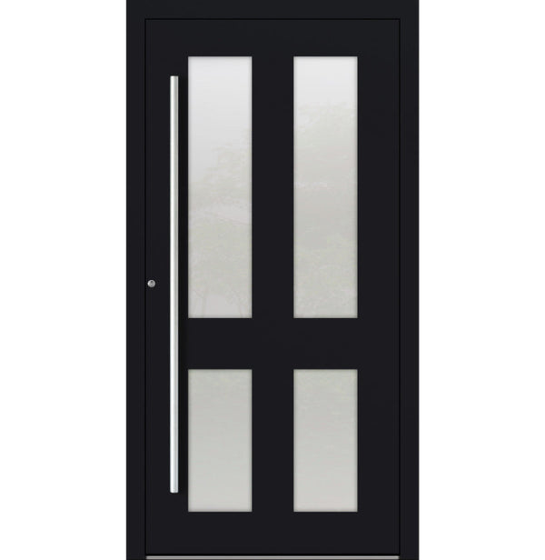 Turenwerke P90 Design 09 Aluminium Door - Black RAL9005