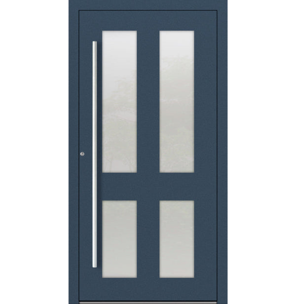 Turenwerke P90 Design 09 Aluminium Door - Dark Blue RAL5003