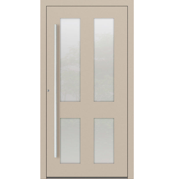 Turenwerke P90 Design 09 Aluminium Door - Ivory RAL1015