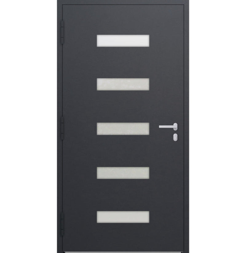 Turenwerke P90 Design 11 Aluminium Door - Anthracite DB703