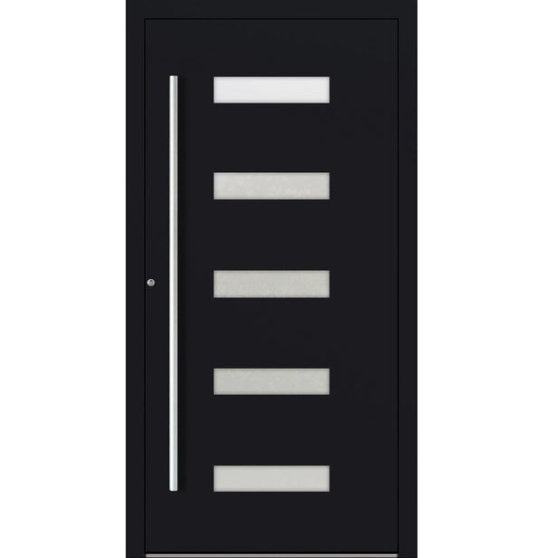 Turenwerke P90 Design 11 Aluminium Door - Black RAL9005