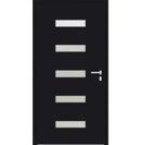 Turenwerke P90 Design 11 Aluminium Door - Black RAL9005