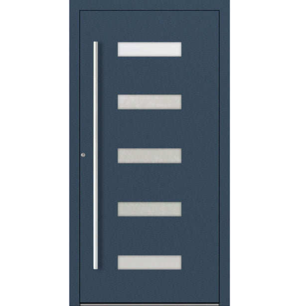 Turenwerke P90 Design 11 Aluminium Door - Dark Blue RAL5003