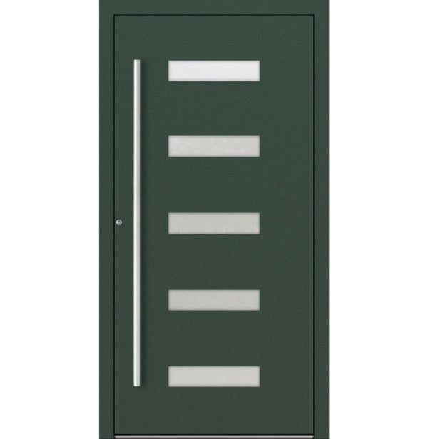 Turenwerke P90 Design 11 Aluminium Door - Fir Green RAL6009