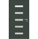 Turenwerke P90 Design 11 Aluminium Door - Fir Green RAL6009