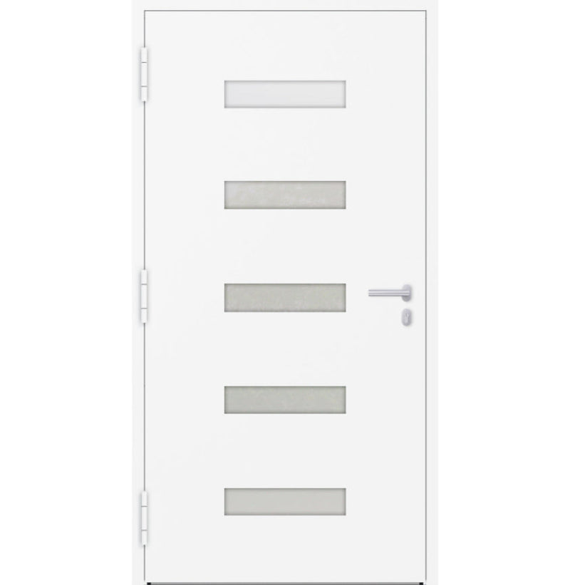 Turenwerke P90 Design 11 Aluminium Door - White RAL9016