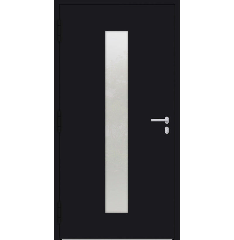 Turenwerke P90 Design 15 Aluminium Door - Black RAL9005