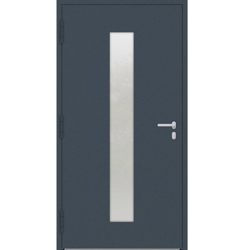 Turenwerke P90 Design 15 Aluminium Door - Dark Blue RAL5003