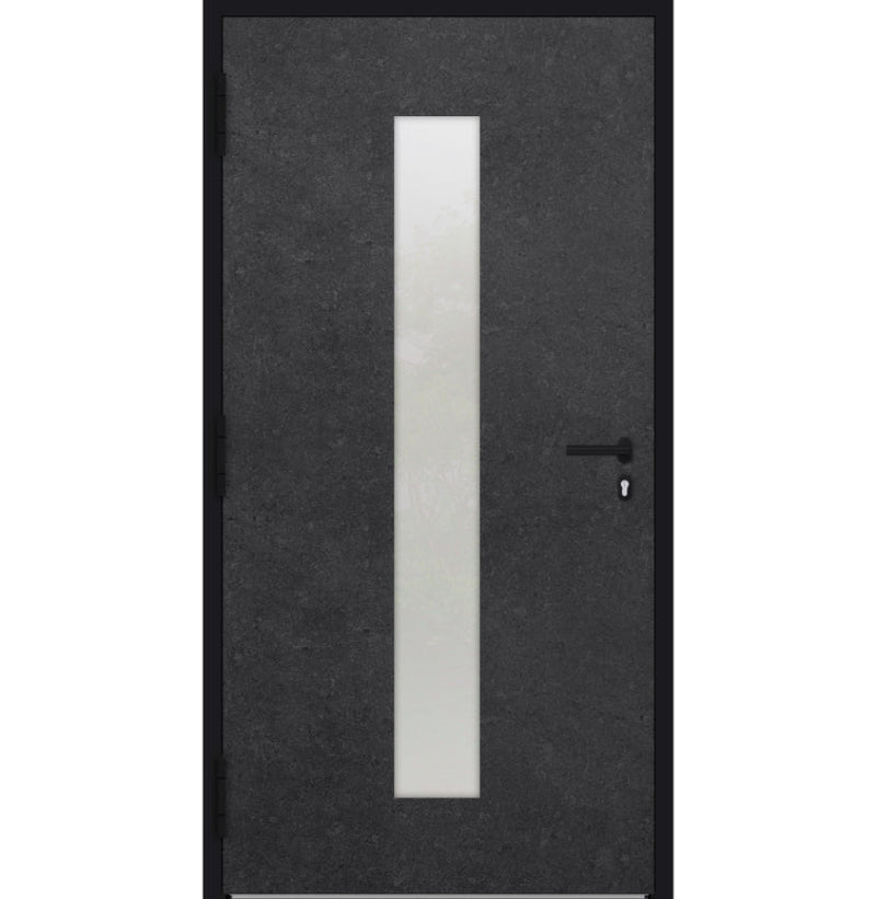 Turenwerke P90 Design 15 Aluminium Door - Dark Concrete