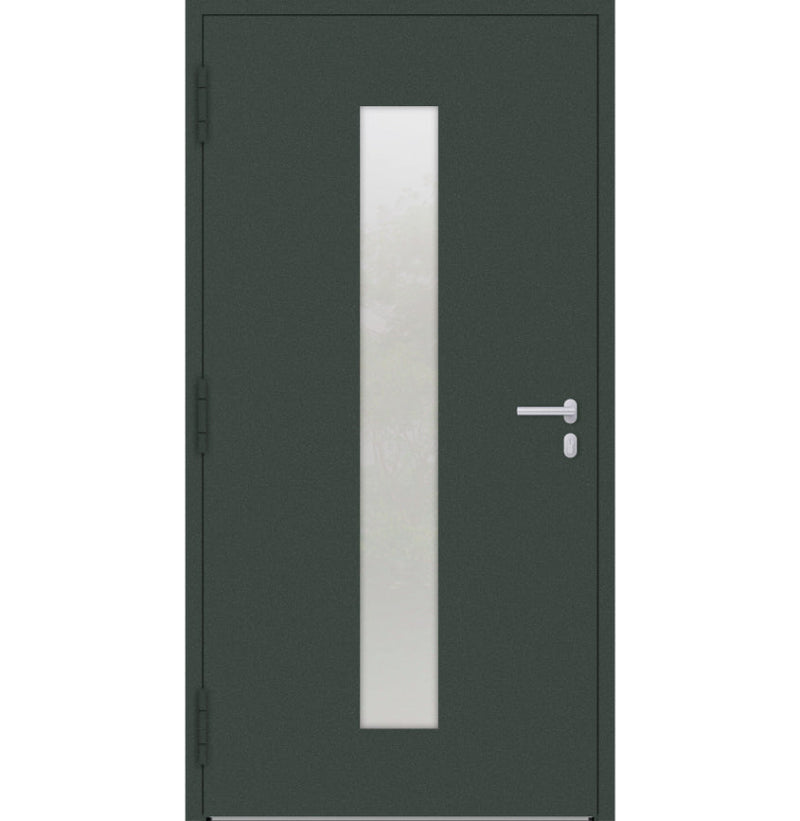 Turenwerke P90 Design 15 Aluminium Door - Fir Green RAL6009