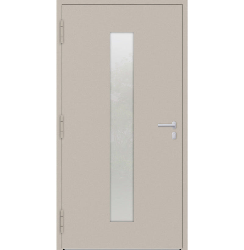 Turenwerke P90 Design 15 Aluminium Door - Ivory RAL1015