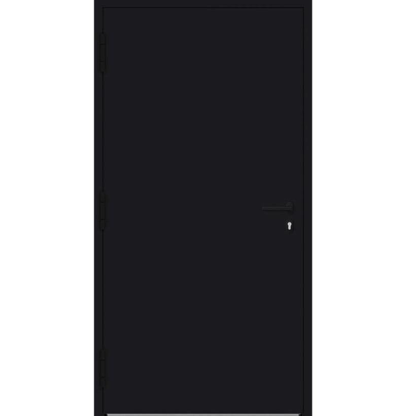 Turenwerke P90 Design 20 Aluminium Door - Black RAL9005 - Blackline