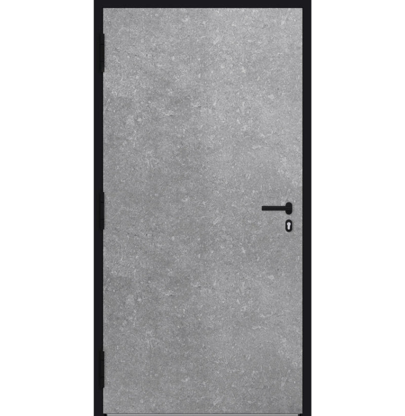 Turenwerke P90 Design 20 Aluminium Door - Bright Concrete - Blackline