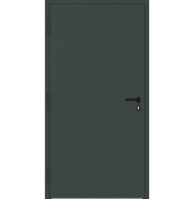 Turenwerke P90 Design 20 Aluminium Door - Fir Green RAL6009 - Blackline