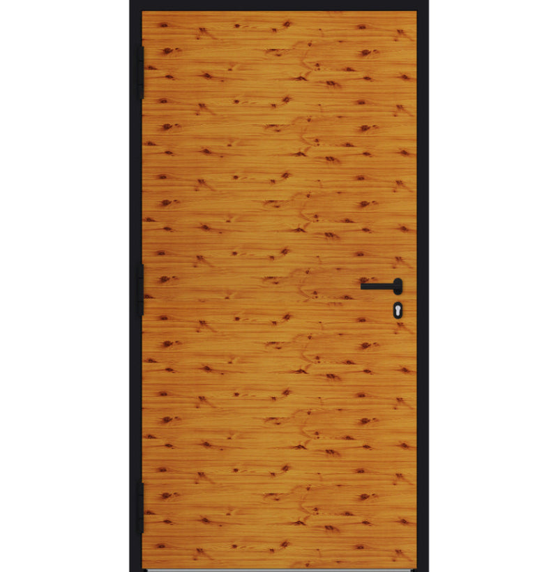 Turenwerke P90 Design 20 Aluminium Door - Pine - Blackline