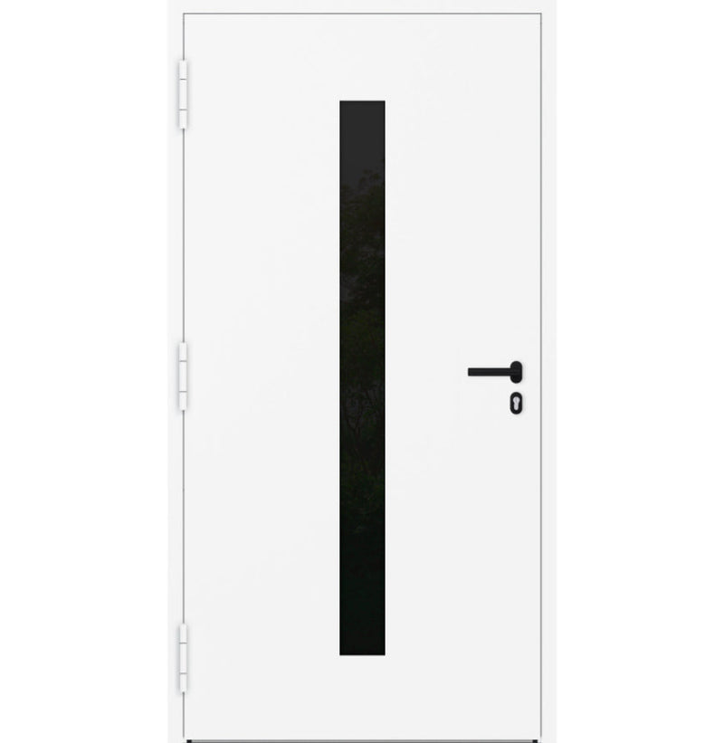 Turenwerke P90 Design 21 Aluminium Door - Anthracite/White - Blackline