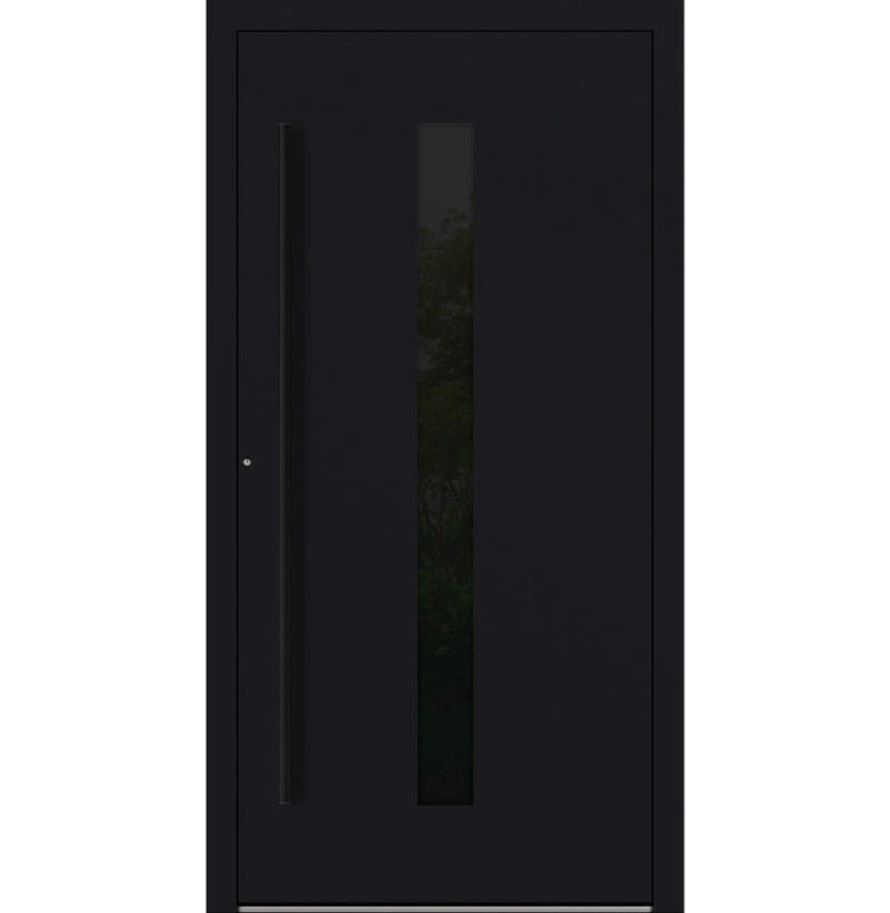 Turenwerke P90 Design 21 Aluminium Door - Black RAL9005 - Blackline