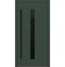 Turenwerke P90 Design 21 Aluminium Door - Fir Green RAL6009 - Blackline