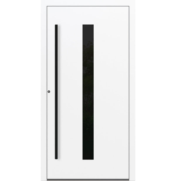 Turenwerke P90 Design 21 Aluminium Door - White RAL9016 - Blackline